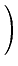 $\displaystyle \left.\vphantom{\left(a-\frac{2}{3}\right)^2-\frac{4}{9}}\right)$