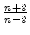 $ {\frac{{n+9}}{{n-9}}}$